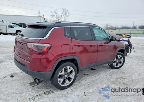 2021 Jeep Compass Limited z USA, uszkodzony, nr VIN 3C4NJDCB2MT525366